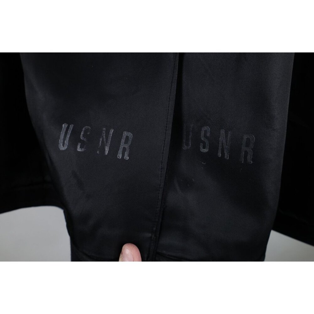 Vintage 40s World War II WWII Mens 40R US Navy Wool Peacoat Jacket Blue USA USNR - Picture 12 of 16